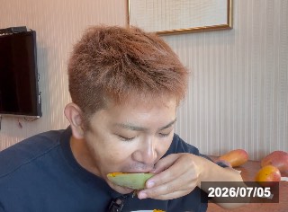 果実の様子，食レポ
